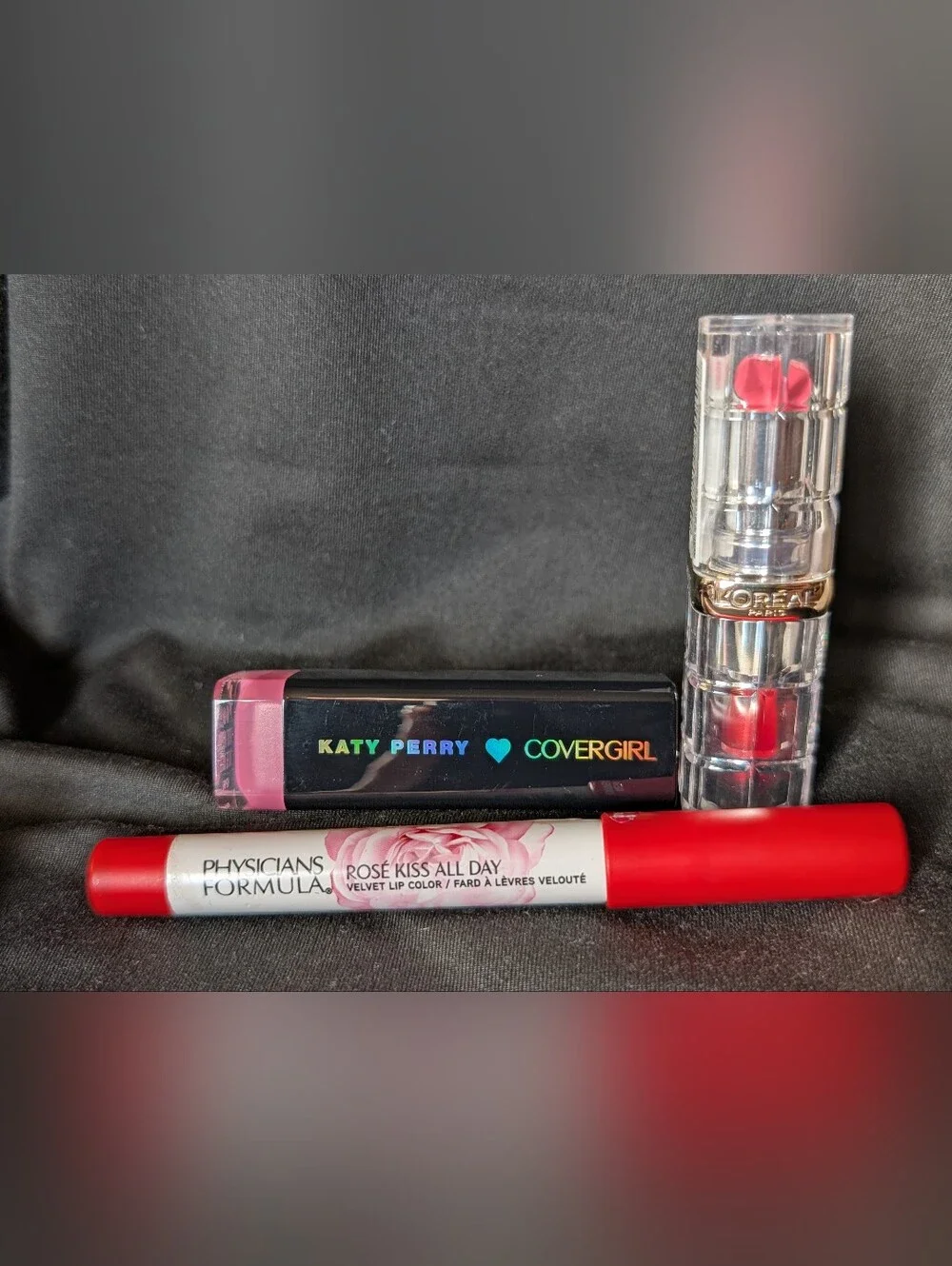 ❤️ Physicians Formula Velvet Lip Color Hot, L'Oréal Paris, CoverGirl Katy Perry